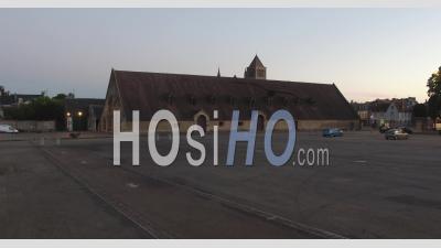 Abbaye De Saint-Pierre-Sur-Dives, Normandie, Vidéo Drone