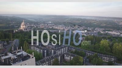 Basilica Of St Therese Of Lisieux Church , Video Drone Footage