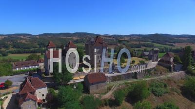Village Of Curemonte - Video Drone Footage