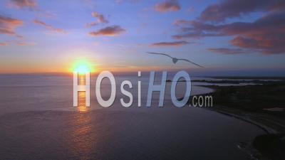 The Bay Of Quiberon At Sunset - Vidéo Drone
