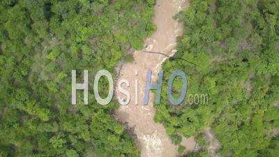 Rapids à Khone Pa Soy Bridge, Vidéo Drone