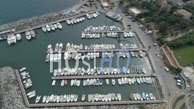 Saint-Aygulf Port - Video Drone Footage