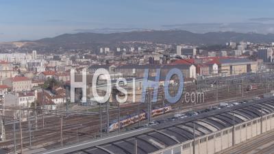Marseille Saint-Charles Train Station - Video Drone Footage