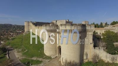 Fort-Saint-Andre At Villeneuve-Lez-Avignon, Avignon, France – Aerial Video Drone Footage