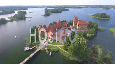Trakai Castle Drone Video Lithuania - Video Drone Footage
