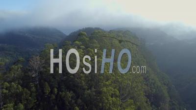 Lush Mountains Of Madeira Island Drone Video Portugal - Video Drone Footage