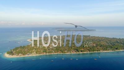 Île De Gili Près De Bali Indonésie - Vidéo Drone