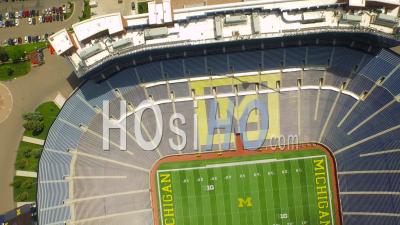 Stade Ann Arbor Michigan Usa - Vidéo Drone