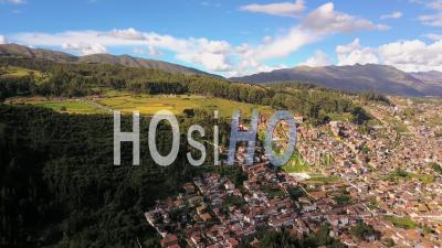 Historical Andes City Of Cusco Peru - Video Drone Footage