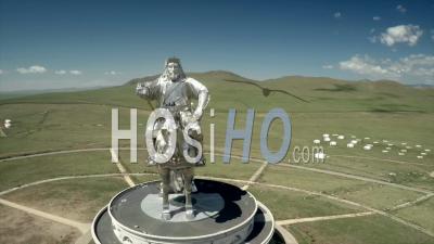 Complexe De Statues De Chinggis Khaan - Mongolie - Vidéo Drone