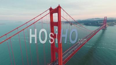 Golden Gate Bridge San Francisco En Californie - Vidéo Drone