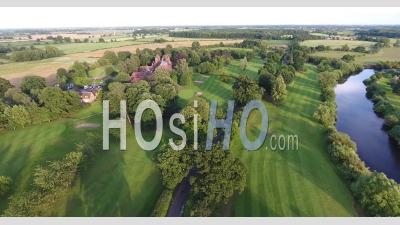 Maison De Campagne à Aldwalk Manor Golf York Campagne Uk - Vidéo Drone