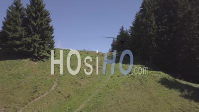 Col Des Prés Près Du Mont-Blanc En été, France - Vidéo Drone