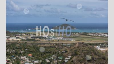 Hewanorra International Airport Saint Lucia Caribbean - Aerial Photography