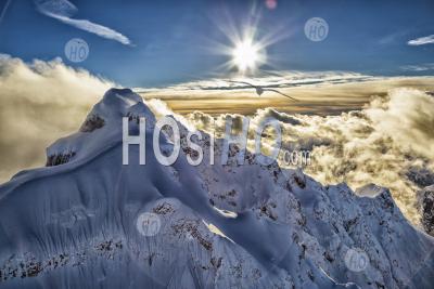 Winter Scenic Du Juge Mont Howay North Fraser Valley En Colombie-Britannique - Photographie Aérienne
