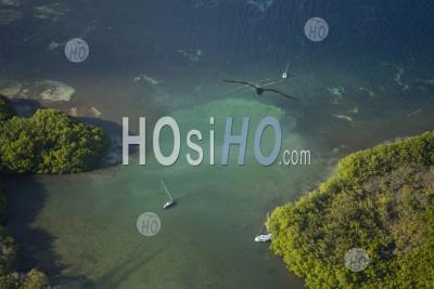 Fat Hogs Bay. Îles Vierges Britanniques Des Caraïbes - Photographie Aérienne