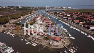 Oyster Port Of La Teste, Video Drone Footage