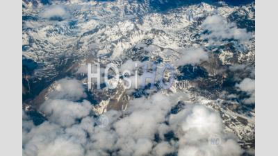 Alpine Mountain Region Of Switzerland - Aerial Photography