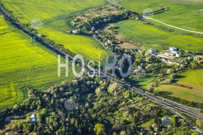 Highway Near Prague Czech Republic - Aerial Photography