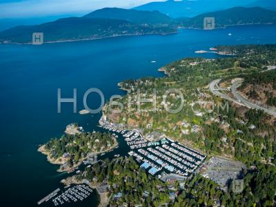 Eagle Harbour West Vancouver Bc  Canada - Aerial Photography