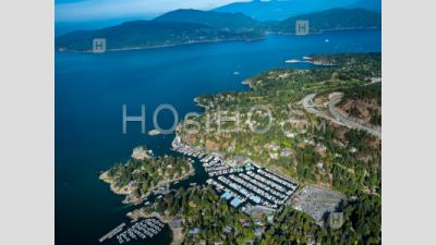 Eagle Harbour West Vancouver Bc  Canada - Aerial Photography