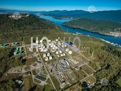 Burnaby Mountain Oil Facility - Aerial Photography