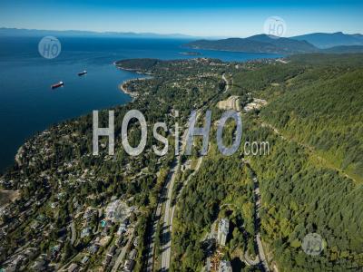 Vue Panoramique De West Vancouver - Photographie Aérienne