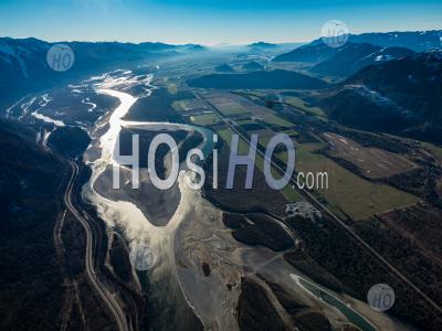 Fraser Valley At Rosedale - Aerial Photography