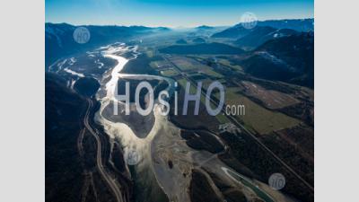 Fraser Valley At Rosedale - Aerial Photography