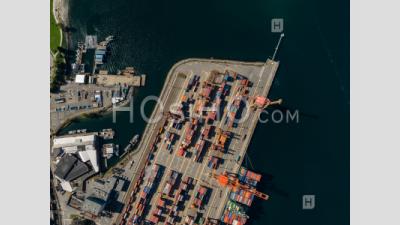 Vancouver Shipping Port - Aerial Photography