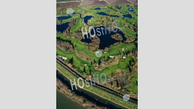Parcours De Golf Swaneset Pitt Meadows - Photographie Aérienne