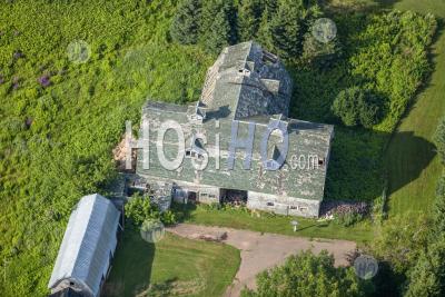 Barn In Prince Edward Island Canada - Aerial Photography