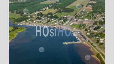 North Rustico Harboour Prince Edward Island Canada - Aerial Photography