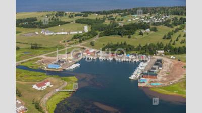 Marina Prince Edward Island Canada - Aerial Photography