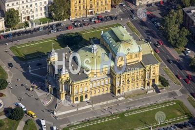 Historic City Of Zagreb Croatia - Aerial Photography