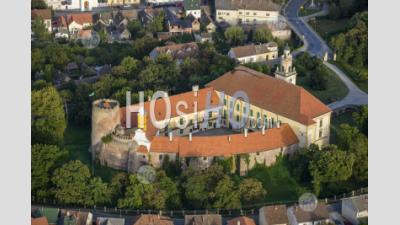 Historic Village Of Valpovo Croatia - Aerial Photography