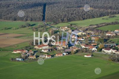 Aerial Village De Hennemont Lorraine France - Aerial Photography