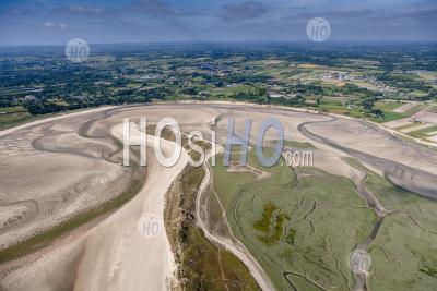 Bricqueville-Sur-Mer Normandy France - Aerial Photography