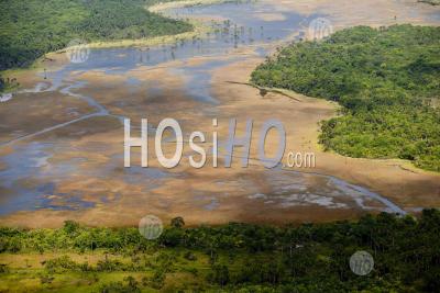 Les Zones Humides Et Jungle Guyana - Photographie Aérienne