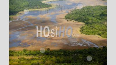 Les Zones Humides Et Jungle Guyana - Photographie Aérienne