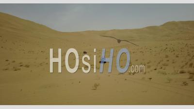 Sand Dunes In The Gobi Desert In China