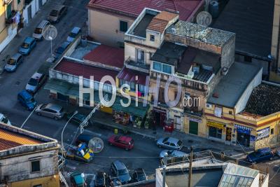 Commercial Distrcit Palmero Sicily Italy - Aerial Photography