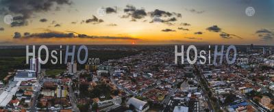 Sunset At Joao Pessoa Brazil - Aerial Photography