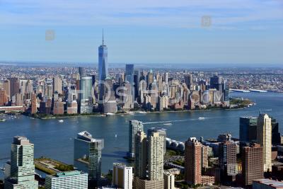 New York City From New Jersey - Aerial Photography