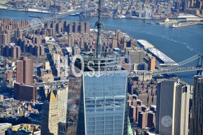 One World Trade Center Manhattan New York City - Aerial Photography