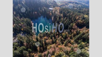 Le Lac Vert, Vue Par Drone - Photographie Aérienne