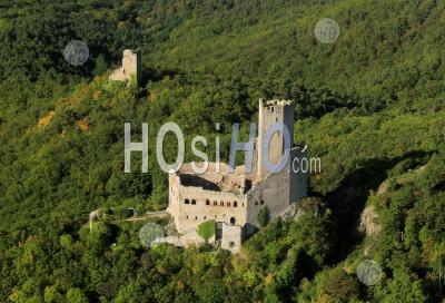 Château De L'ortenbourg, Alsace, Vu Par Ulm - Aerial Photography