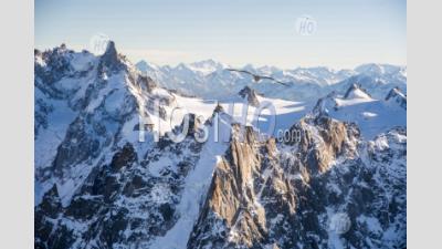 Mont Blanc Massif, Seen By Microlight - Aerial Photography