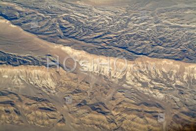 Vue Aérienne Des Montagnes Sur La Péninsule Du Sinaï, En Egypte. - Photographie Aérienne
