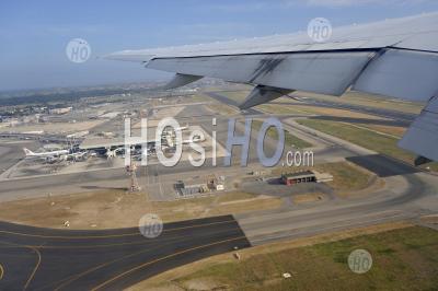 Rome Airport, Italy From An Aircraft - Aerial Photography